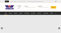 Desktop Screenshot of maxonchemicals.com